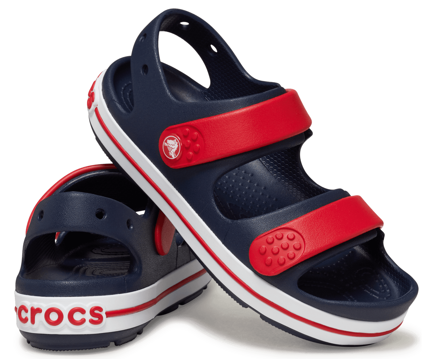 Tiny Toes Cruiser Sandal - Navy / Crimson Blaze