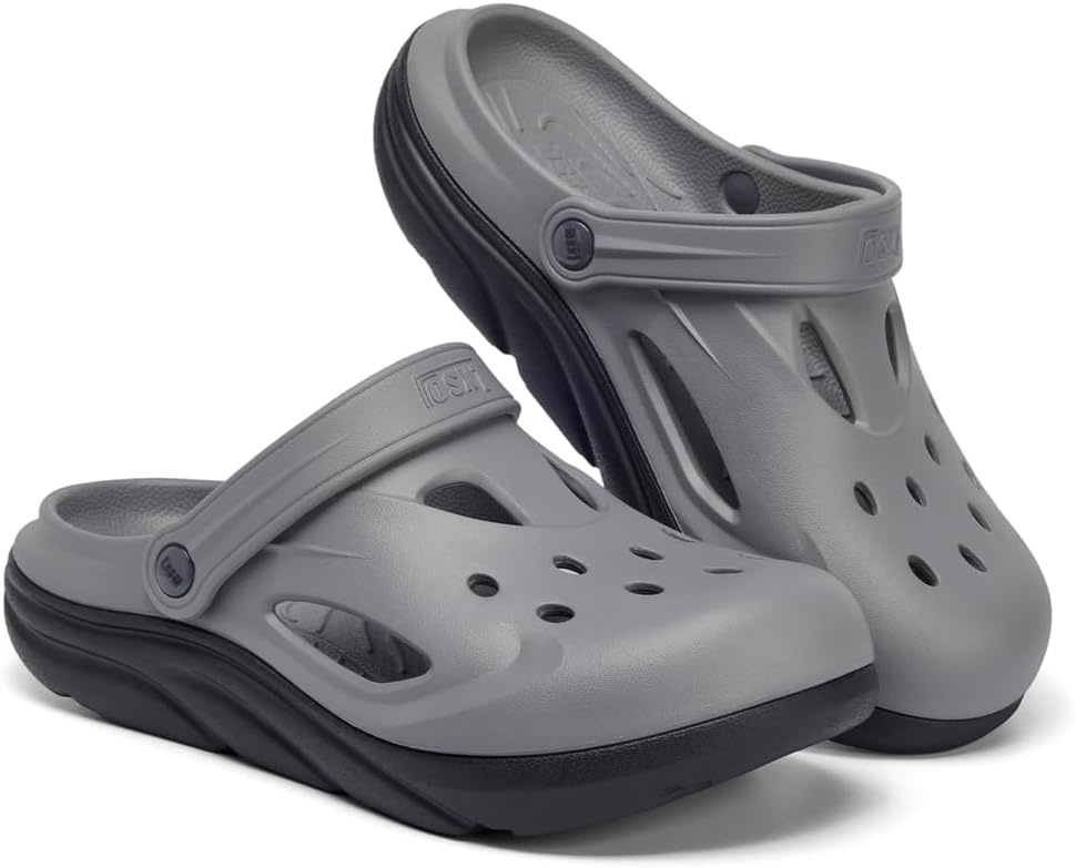 Men’s Recovery Clogs – Orthotic Slip-On with Arch Support