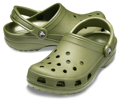 Crocs Classic Clogs – Unisex, Army Green