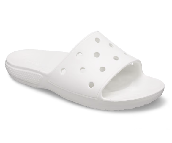 Crocs Unisex White Classic Slide Sandal
